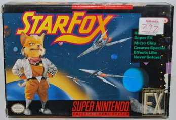 Starfox In Box With Instructions