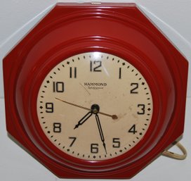 Vintage New In Box Hammond Synchronous Electric Clock