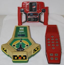 Lot Of Three Vintage Electronic Games Untested