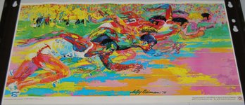 Vintage 1976 LeRoy Neiman Olympic Games Poster For Burger King