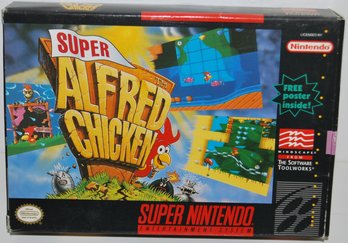 Super Alfred Chicken With Box, Poster And Insert