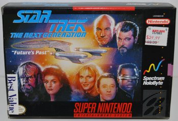 Star Trek The Next Generation ' Futures Past ' Complete With Box, Instructions, Poster And Inserts