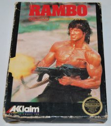 Rambo For NES In Box