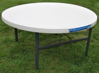 60 Inch Round Folding Table
