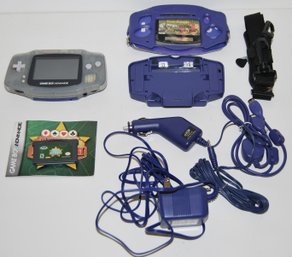 Game Boy Advance With 1 Game And Accessories, Tested And Works
