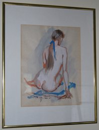 Painting On Paper In Frame