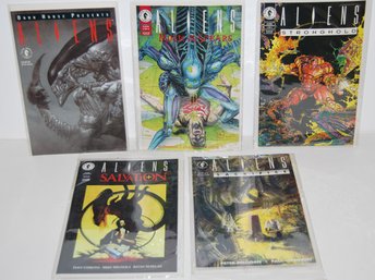 Lot Of Five Aliens Comics