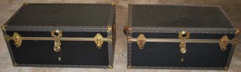 Pair Of Trunks With Keys, One New And One Used