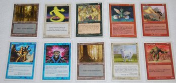 Lot Of 10 Magic The Gathering 4th And 5th Edition Cards