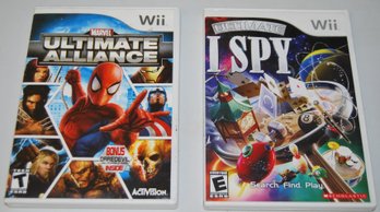 Marvel Ultimate Alliance And Ultimate I Spy For Wii