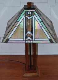 Plastic Stained Glass Lamp