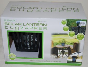 New Two Pack Solar Lantern Bug Zapper