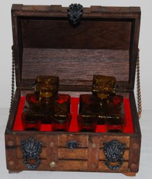 Decanter Set In Treasure Box