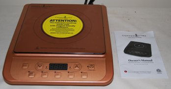 New Copper Chef Induction Cooktop With Instructions