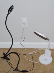 Two USB Powered Desk Lamps, Tested And Works