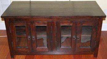 Four Door Media Console Cabinet, Some Scratches
