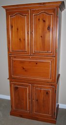 Wooden Two Piece, Five Door Armoire