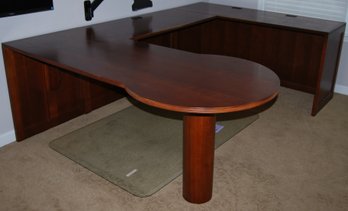 U- Shaped Executive Desk, Has Scratches