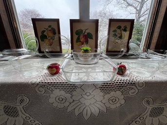 Pyrex Baking Dishes, With Fun Decor