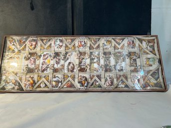 Sistine Chapel Pano Art Picture Frame