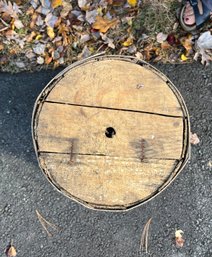 Large Orchard Wood Fruit Orchard Home Decor Basket