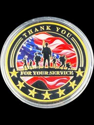 Military Challenge Coin Thank You For Your Service