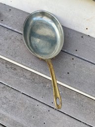 Tagus Chef Fish Frying Pan , Copper With Brass Handle