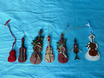 Numerous Christmas Holiday Musical Instruments