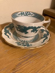 Booths Made In England , Dragon Tea Cup And Saucer