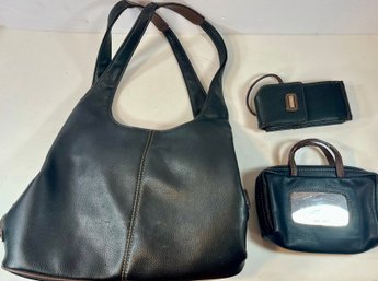 Nine West Hobo Hand Bag With Accessories