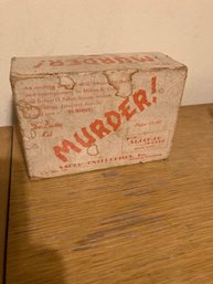 Vintage Murder Dice Game