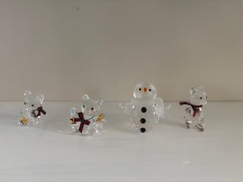 Group Of Christmas Oriented SWAROVSKI Crystal
