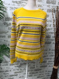 Brooks Brothers Alpine Style Fine Merino Wool Sweater Size S