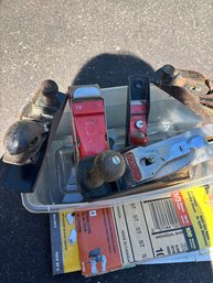Sanding/plane Lot Featuring Vintage Stanley Made In England