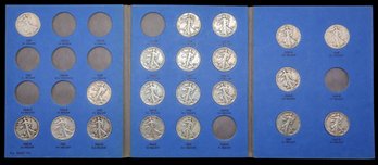 .900 Fine Silver 20 Standing Liberty Half Dollar Collection II In Whitman Album 2/3 Complete