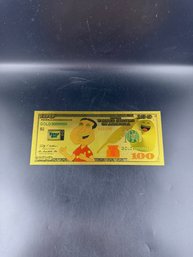 Collectible Family Guy Gold Foiled Bill