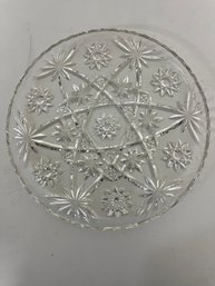 Anchor Hocking Star Of David Serving Plate