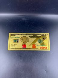 Collectible Family Guy Gold Foiled Bill