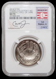2014-D 50C Cal Ripken Jr. Baseball Hall Of Fame NGC MS70
