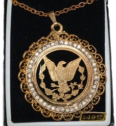 Gorgeous! 14k Gold Plated The Americana Mint Proof Like