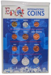 Epcot International Coins Collection: USA, Germany, China, Japan, And More! Uncirculated