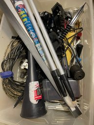 2 New Parade Flags, Pole Handles & Much More Box Lot