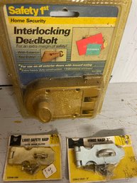 Deadbolt And Safety Hasps - New In Package