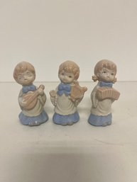 Possibly Homco Porcelain Set Of Three Figurines