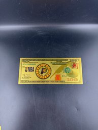 Collectible NBA Gold Colored Bill Indiana Pacers