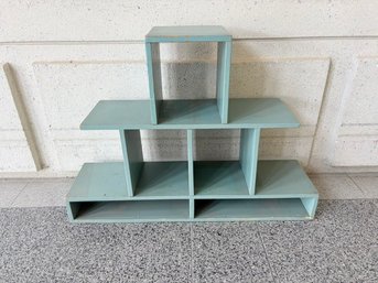 Vintage Cottage/ Shabby Chic Tiered Step Style Bookcase/ Shelf