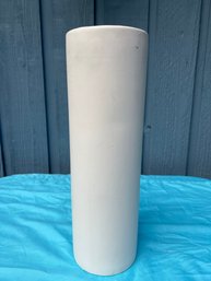Ceramic Off White Tall Ceramic Vase