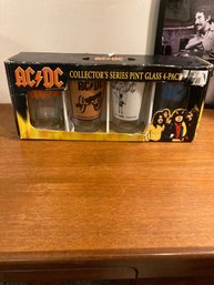 AC/DC Collectors Series Print Glass 4 Pack