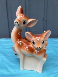 Adorable Deer Planter With Two Fawns