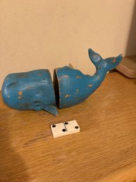 Whale Resin Bookends